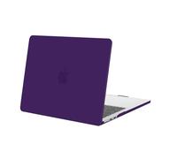 MOSISO Funda Compatible con MacBook Air 13,6 Pulgadas M5 M4 M3 M2 A3449 A3240 A3113 A2681, Protectora Carcasa Plástico Funda para MacBook Air 13 Pulgadas 2026 2025-2022 Release,Morado UVA