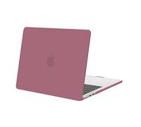 MOSISO Funda Compatible con MacBook Air 13,6 Pulgadas M5 M4 M3 M2 A3449 A3240 A3113 A2681, Protectora Carcasa Plástico Funda para MacBook Air 13 Pulgadas 2026 2025-2022 Release, Rosa Polvorienta