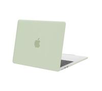 MOSISO Funda Compatible con MacBook Air 13,6 Pulgadas M5 M4 M3 M2 A3449 A3240 A3113 A2681, Protectora Carcasa Plástico Funda para MacBook Air 13 Pulgadas 2026 2025-2022 Release, Verde Salvia