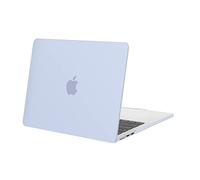 MOSISO Funda Compatible con MacBook Air 13,6 Pulgadas M5 M4 M3 M2 A3449 A3240 A3113 A2681, Protectora Carcasa Plástico Funda para MacBook Air 13 Pulgadas 2026 2025-2022 Release, Azul Cerúleo