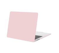MOSISO Funda Compatible con MacBook Air 13,6 Pulgadas M5 M4 M3 M2 A3449 A3240 A3113 A2681, Protectora Carcasa Plástico Funda para MacBook Air 13 Pulgadas 2026 2025-2022 Release, Bebé Rosa