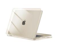 MOSISO Funda Compatible con MacBook Air 13,6 Pulgadas M5 M4 M3 M2 A3449 A3240 A3113 A2681, Protectora Carcasa Plástico Funda para MacBook Air 13 Pulgadas 2026 2025-2022 Release, Cristal Starlight