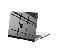 MOSISO Funda Compatible con MacBook Air 13,6 Pulgadas M5 M4 M3 M2 A3449 A3240 A3113 A2681, Protectora Carcasa Plástico Funda para MacBook Air 13 Pulgadas 2026 2025-2022 Release, Cristal Negro