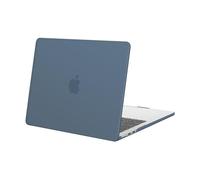 MOSISO Funda Compatible con MacBook Air 13,6 Pulgadas M5 M4 M3 M2 A3449 A3240 A3113 A2681, Protectora Carcasa Plástico Funda para MacBook Air 13 Pulgadas 2026 2025-2022 Release, Azul Acero