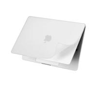 MOSISO Funda Compatible con MacBook Air 13 Pulgadas 2025 2024 2022 M4 A3240 M3 A3113 M2 A2681, Shockproof Anti-Huellas Resistant Arañazos PP Mate Tapa Blanda para Air 13,6 Pulgadas Carcasa,Translúcido