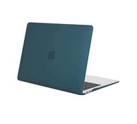 MOSISO Funda Compatible con MacBook Air 13 Pulgadas M1 A2337 A2179 A1932, Protectora Dura Plástico Cubierta Carcasa para MacBook Air M1 13.3 2021 2020 2019 2018 Retina Touch ID, Trullo Profundo