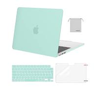 MOSISO Funda Compatible con MacBook Air 13 Pulgadas M5 M4 M3 M2 2026 2025-2022 A3449 A3240 A3113 A2681,Carcasa para MacBook Air 13,6&Tapa Teclado&Pantalla Protector&Bolsa,Menta Verde