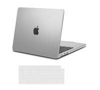 MOSISO Funda Compatible con MacBook Air 13 Pulgadas M5 M4 M3 M2 2026 2025-2022 A3449 A3240 A3113 A2681, Plástico Carcasa Dura para MacBook Air 13,6 Pulgadas y Cubierta Teclado, Helada