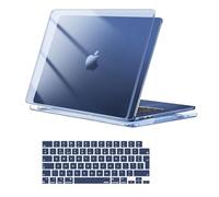 MOSISO Funda Compatible con MacBook Air 15 Pulgadas M5 M4 M3 M2 2026 2025-2023 A3448 A3241 A3114 A2941, Plástico Carcasa Dura para MacBook Air 15,3 Pulgadas y Cubierta Teclado, Cristal Medianoche