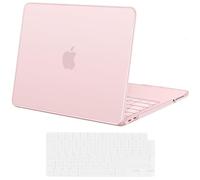 MOSISO Funda Compatible con MacBook Neo 13 Pulgadas 2026 A3404 con Chip A18 Pro, Resistente a Arañazos Funda Rígida&Protector Teclado para la Trabajo Estudios y Uso Diario, Rosa Nube