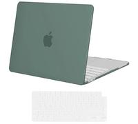 MOSISO Funda Compatible con MacBook Neo 13 Pulgadas 2026 A3404 con Chip A18 Pro, Resistente a Arañazos Funda Rígida&Protector Teclado para la Trabajo Estudios y Uso Diario, Verde Esmeralda