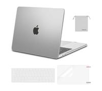 MOSISO Funda Compatible con MacBook Pro 13 2025 2024-2016 M1 M2 A2338 A2289 A2251 A2159 A1989 A1706 A1708,Rígido Carcasa&Teclado Cubierta&Pantalla Protector&Accesorios Bolsa,Helada