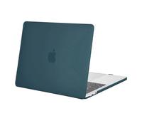 MOSISO Funda Compatible con MacBook Pro 13 2026 2025 2024 2023-2016 M2 M1 A2338 A2289 A2251 A2159 A1989 A1706 A1708,Ultra Delgado Carcasa Rígida Protector de Plástico Cubierta,Deep Teal