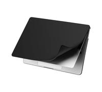 MOSISO Funda Compatible con MacBook Pro 13 Pulgadas M2 2025, 2024, 2023-2016 A2338 M1 A2251 A2289 A2159 A1989 A1708 A1706, Antichoque Huellas Dactilares Resistente Arañazos PP Mate Caso,Negro