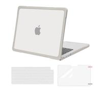 MOSISO Funda Compatible con MacBook Pro 14 Pulgadas 2025-2021 M5 M4 M3 M2 M1 A3434 A3112 A3185 A3401 A2918 A2992 A2779 A2442, TPU Bumper Antirrayas Carcasa&Cubreteclado&Pantalla Film,Caqui