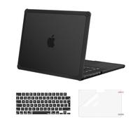 MOSISO Funda Compatible con MacBook Pro 14 Pulgadas 2026-2021 M5 M4 M3 M2 M1 A3426 A3427 A3434 A3112 A3185 A3401 A2918 A2992-A2442, Heavy Duty TPU Bumper Carcasa&Teclado&Pantalla Film,Negro