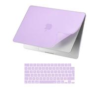 MOSISO Funda Compatible con MacBook Pro 16 Pulgadas 2025-2021 M4 M3 M2 M1 A3403 A3186 A2991 A2780 A2485, Antihuellas Mate Resistente Arañazos PP Mate Suave Carcasa Suave&Teclado Tapa,Púrpura