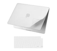 MOSISO Funda Compatible con MacBook Pro 16 Pulgadas 2025-2021 M4 M3 M2 M1 A3403 A3186 A2991 A2780 A2485, Antihuellas Mate Resistente Arañazos PP Mate Suave Carcasa Suave&Teclado Tapa,Translúcido