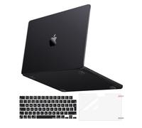MOSISO Funda Compatible con MacBook Pro 16 Pulgadas M4 M3 M2 M1 2025-2021 A3403 A3186 A2991 A2780 A2485, 100% Partido Official Color Caso&Juego Piel Teclado&Film Pantalla, Space Negro Claro