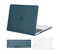 MOSISO Funda Dura Compatible con MacBook Pro 13 Pulgadas M2 M1 2025-2016 A2338 A2289 A2251 A2159 A1989 A1706 A1708, Carcasa&Pantalla Protección&Tapa del Teclado, Trullo Profundo