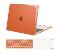 MOSISO Funda Dura Compatible con MacBook Pro 13 Pulgadas M2 M1 2025-2016 A2338 A2289 A2251 A2159 A1989 A1706 A1708, Carcasa&Pantalla Protección&Tapa del Teclado, Rojo Cereza