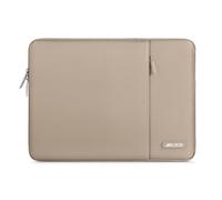 MOSISO Funda Portátil 13,3 Pulgadas, 13-13,3 Pulgadas Laptop Bolsa Compatible con MacBook MacBook Air/Pro 13 / Pro 14,HP DELL, Bolsa Vertical Poliéster Ordenador con Bolsillo,Marrón Taupe