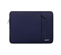 MOSISO Funda Portátil 13,3 Pulgadas, 13-13,3 Pulgadas Laptop Bolsa Compatible con MacBook MacBook Air/Pro 13 / Pro 14,HP DELL, Bolsa Vertical Poliéster Ordenador con Bolsillo,Azul Marino