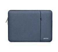 MOSISO Funda Portátil 13,3 Pulgadas, 13-13,3 Pulgadas Laptop Bolsa Compatible con MacBook MacBook Air/Pro 13 / Pro 14,HP DELL, Bolsa Vertical Poliéster Ordenador con Bolsillo,Neblina Azul