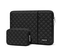 MOSISO Funda Portátil 13,3 Pulgadas, 13-13,3 Pulgadas Laptop Sleeve Compatible con MacBook Air/Pro13/Pro 14, HP DELL ASUS, Bolso Vertical Acolchado Plano con Bolsillo y Estuche Pequeño,Negro