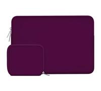 MOSISO Funda Portátil 13,3 Pulgadas, 13 a 13 3 Pulgadas Compatible con MacBook Air/Pro, Compatible con MacBook Pro 14 M4 M3 M2 M1 2025-2021, Funda Blanda de Neopreno con Bolsa Pequeña,Morado Magenta
