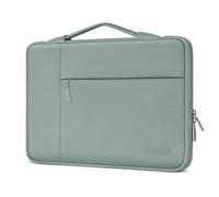 MOSISO Funda Portátil 13 Pulgadas, Compatible con MacBook Air 13 Air 13 M4 M3 M2 M1 2025-2018 / Pro 13 M2 M1 2025-2016, Blandas Protectora Multifuncional Bolsa,Verde Antiguo