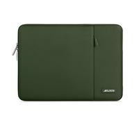 MOSISO Funda Portátil 13 Pulgadas, Laptop Bolsa Compatible con MacBook Air M4 M3 M2 M1 2025-2018 /Pro M2 M1 2025-2016, Bolsa Vertical Poliéster Ordenador con Bolsillo, Verde Ejército