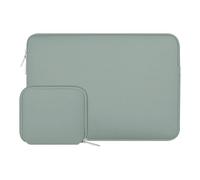 MOSISO Funda Portátil 14 Pulgadas, 14 Pulgadas Compatible con HP Lenovo DELL ASUS Acer, HP Stream, DELL Latitude, Lenovo IdeaPad, Funda Blanda de Neopreno con Bolsa Pequeña,Verde Antiguo