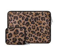 MOSISO Funda Portátil 14 Pulgadas, 14 Pulgadas Laptop Sleeve | Compatible con HP Lenovo Dell ASUS Acer, HP Stream, Dell Latitude, Neopreno Funda Ordenador con Funda Pequeña, Marrón