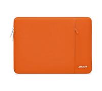 MOSISO Funda Portátil 14 Pulgadas, Laptop Bolsa Compatible con HP Lenovo DELL ASUS Acer, HP Stream, DELL Latitude, Lenovo IdeaPad, Bolsa Vertical Poliéster Ordenador con Bolsillo,Naranja