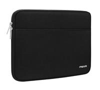 MOSISO Funda Portátil 15-16 Inch Compatible con MacBook Pro 16, HP, 15,6 Pulgadas Neopreno Transporte Laptop Caso Bolsa con Horizontal Bolsillo para Hombres Mujeres,Negro