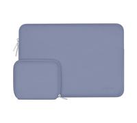 MOSISO Funda Portátil 15 Pulgadas, Compatible con MacBook Air 15 M4 A3241 M3 A3114 M2 A2941 2025 2024 2023, DELL XPS 15, Funda Blanda de Neopreno con Bolsa Pequeña,Gris Lavanda