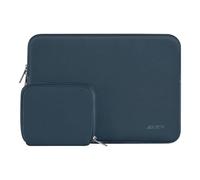 MOSISO Funda Portátil 15 Pulgadas, Compatible con MacBook Air 15 M4 A3241 M3 A3114 M2 A2941 2025 2024 2023, DELL XPS 15, Funda Blanda de Neopreno con Bolsa Pequeña,Azul Haze