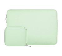 MOSISO Funda Portátil 15 Pulgadas, Compatible con MacBook Air 15 M4 A3241 M3 A3114 M2 A2941 2025 2024 2023, DELL XPS 15, Funda Blanda de Neopreno con Bolsa Pequeña,Verde Honeydew