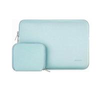 MOSISO Funda Portátil 15 Pulgadas, Compatible con MacBook Air 15 M4 A3241 M3 A3114 M2 A2941 2025 2024 2023, DELL XPS 15, Funda Blanda de Neopreno con Bolsa Pequeña,Verde Menta