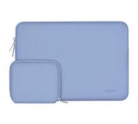 MOSISO Funda Portátil 15 Pulgadas, Compatible con MacBook Air 15 M5 A3448 M4 A3241 M3 A3114 M2 A2941 2026 2025 2024 2023, DELL XPS 15, Funda Blanda de Neopreno con Bolsa Pequeña,Azul Serenidad