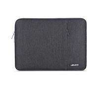 MOSISO Funda Portátil 15 Pulgadas, Laptop Bolsa Compatible con MacBook Air 15 M4 A3241 M3 A3114 M2 A2941 2025 2024 2023, DELL XPS 15, Bolsa Vertical Poliéster Ordenador con Bolsillo,Gris Espacial