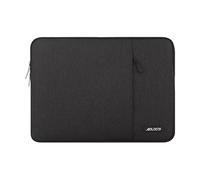 MOSISO Funda Portátil 15 Pulgadas, Laptop Bolsa Compatible con MacBook Air 15 M4 A3241 M3 A3114 M2 A2941 2025 2024 2023, DELL XPS 15, Bolsa Vertical Poliéster Ordenador con Bolsillo,Negro