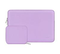 MOSISO Funda Portátil 16 Pulgadas, 15-15,6 Pulgadas Compatible con MacBook Pro 16 Pulgadas, HP, Acer, DELL, Lenovo, ASUS Notebook, Funda Blanda de Neopreno con Bolsa Pequeña, Violeta Claro