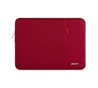MOSISO Funda Portátil 16 Pulgadas, 15-15,6 Pulgadas Laptop Bolsa Compatible con MacBook Pro 16 M5 M4 M3 M2 M1, HP Acer DELL Lenovo, Bolsa Vertical Poliéster Ordenador con Bolsillo,Rojo