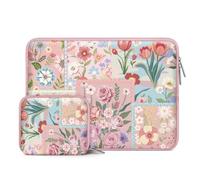 MOSISO Funda Portátil 16 Pulgadas, Laptop Bolsa 15-15,6 Pulgadas | Compatible con MacBook Pro 16 M5 M4-M1/HP Acer Dell Lenovo, Funda Nopreno para Ordenador Portátil con Estuche Pequeño, Rosa