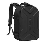 MOSISO Mochila Cámara, DSLR/SLR/Mirrorless Foto Bolsa Cámara Impermeable Artístico Geométrico Carcasa con Soporte Trípode&15-16 Pulgadas Compartimento Portátil Para Canon/Nikon/Sony,Negro