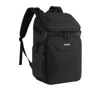 MOSISO Mochila para Cámara, Bolsa Cámara DSLR con Tapa Impermeable Lluvia, Mochila Viaje para Fotografía con Compartimento Laptop 15-16 pulgadas&Soporte Trípode para Canon/Nikon/Sony,Negro