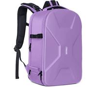 MOSISO Mochila para Cámara, DSLR/SLR/Mirrorless Fotografía Cámara Bolsa 15-16 Pulgadas Impermeable Funda con Soporte Trípode&Compartimento Portátil Compatible con Canon/Nikon/Sony,Púrpura