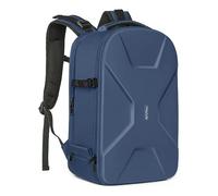 MOSISO Mochila para Cámara, DSLR/SLR/Mirrorless Fotografía Cámara Bolsa 15-16 Pulgadas Impermeable Funda con Soporte Trípode&Compartimento Portátil Compatible con Canon/Nikon/Sony,Azul Acero